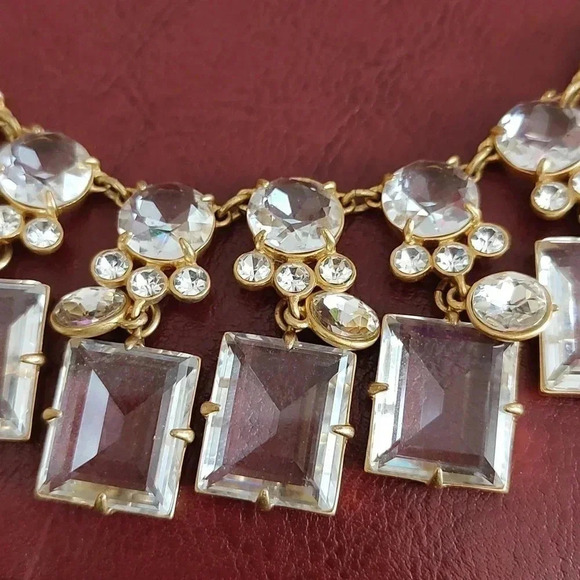 💎 J. Crew Mixed Gem Statement Necklace - Picture 4 of 4